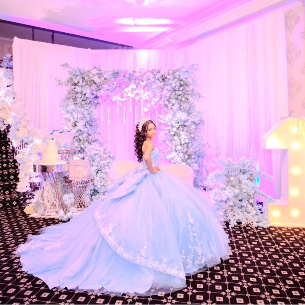 Others Follow Blue Maxi Dress